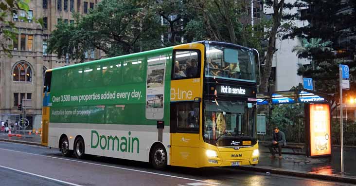 Sydney Buses MAN ND323F Gemilang Eco doubledecker B-Line 2848